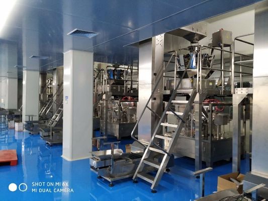 Siemens PLC 4 Bags/Min Automatic Food Packing Machine For Dried Fruit