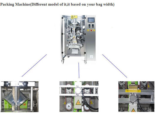 Multi Function Gusset Bag Vertical Packing Machine For Potato Chips
