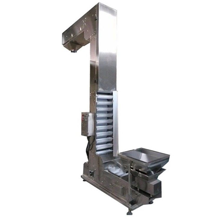 VFD Control Z Bucket Elevator With Storage Hopper