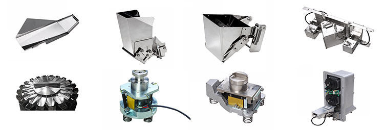 Weighing 50g 100g 10 Head Weigher For Banana Chips Chips
